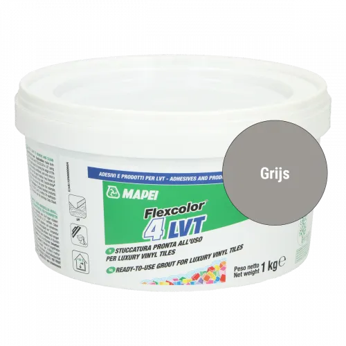 Beperkt Aanbod Mapei - Voegpasta PVC vloeren 1kg grijs