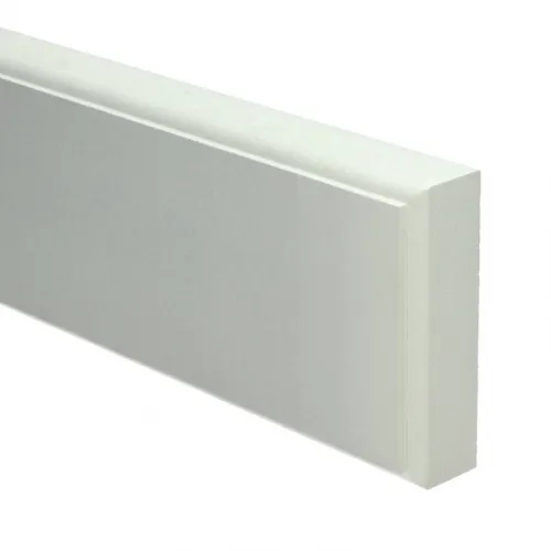 Merkproduct MDF Retro neut wit gegrond 100x30mm - lengte 50cm
