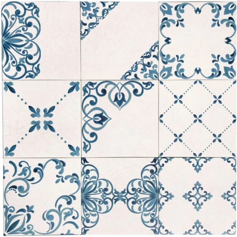 Op = Op Baerwolf DELFT Multicolor mat 18X18cm ( BARKE17040 )