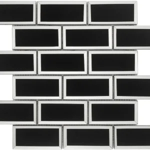 Baerwolf FACETTE Zwart-glans 29X29cm (BARGL18009) Nieuw