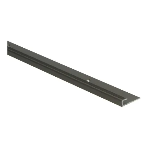 Küberit - Inschuif eindprofiel 806 8mm t.b.v. 5mm PVC Brons - 250cm Direct Beschikbaar
