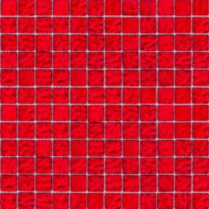 Direct Beschikbaar Baerwolf GLASMOSA Rood 29X29cm (BARGL10002)