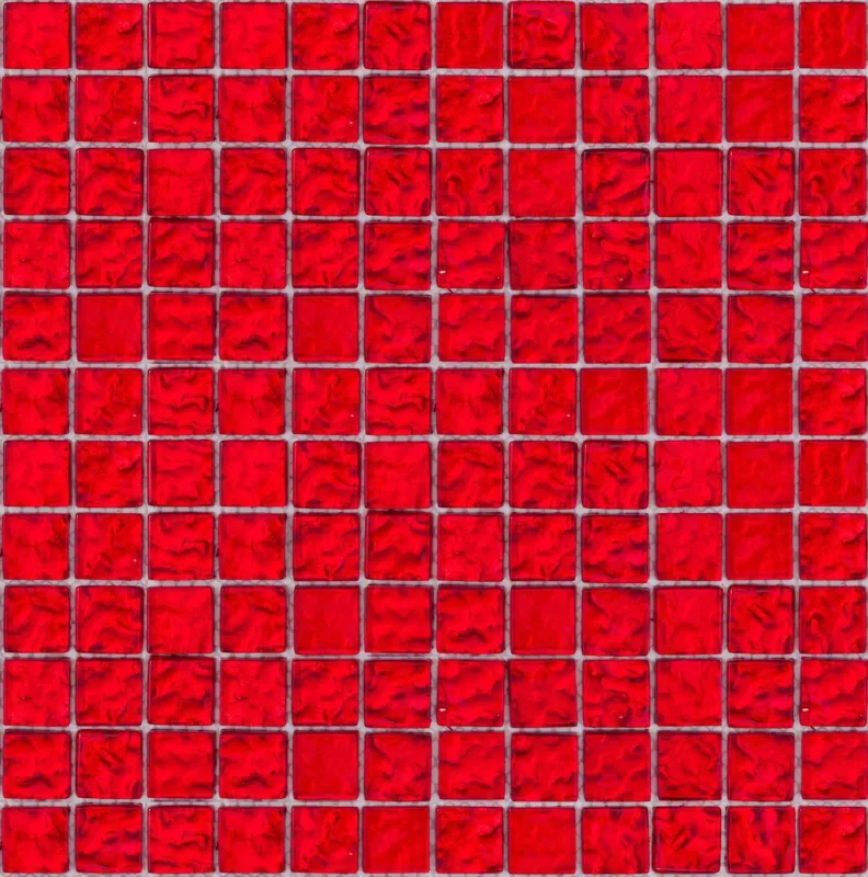 Direct Beschikbaar Baerwolf GLASMOSA Rood 29X29cm (BARGL10002)