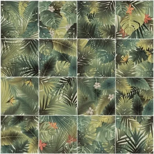 Express Levering Baerwolf JUNGLE Multicolor-mat 18X18cm (BARKE18095)