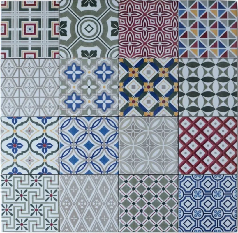 Baerwolf PATCHWORKGRANDE Multicolor glans 13X13cm ( BARKE15030 ) Bestseller