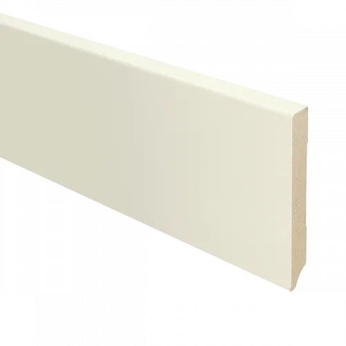 MDF Moderne plint 120x15 voorgelakt Katoen - lengte 240cm Direct Verzonden