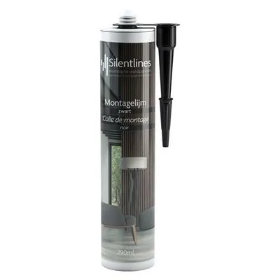 Silentlines montagekit zwart 290ml Betrouwbaar