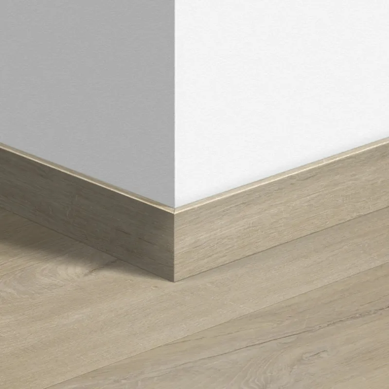 Quick-Step - Vinyl Alpha Standaardplint Katoenbeige eik - 2400 x 12 x 58mm Direct Beschikbaar