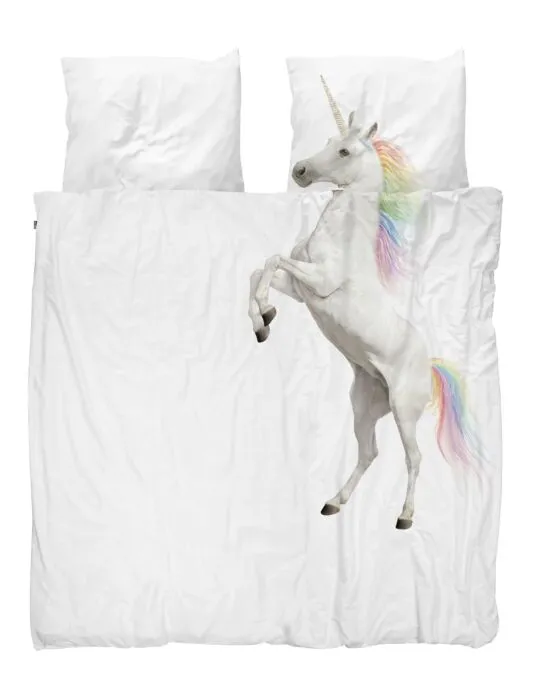 Merkproduct Snurk Unicorn dekbekovertrek-200x200/220 cm