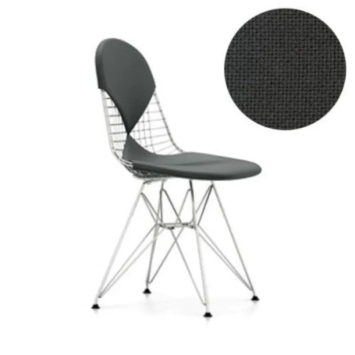 Gecertificeerd Vitra Eames Wire Chair DKR 2 stoel verchroomd onderstel-Hopsak 05