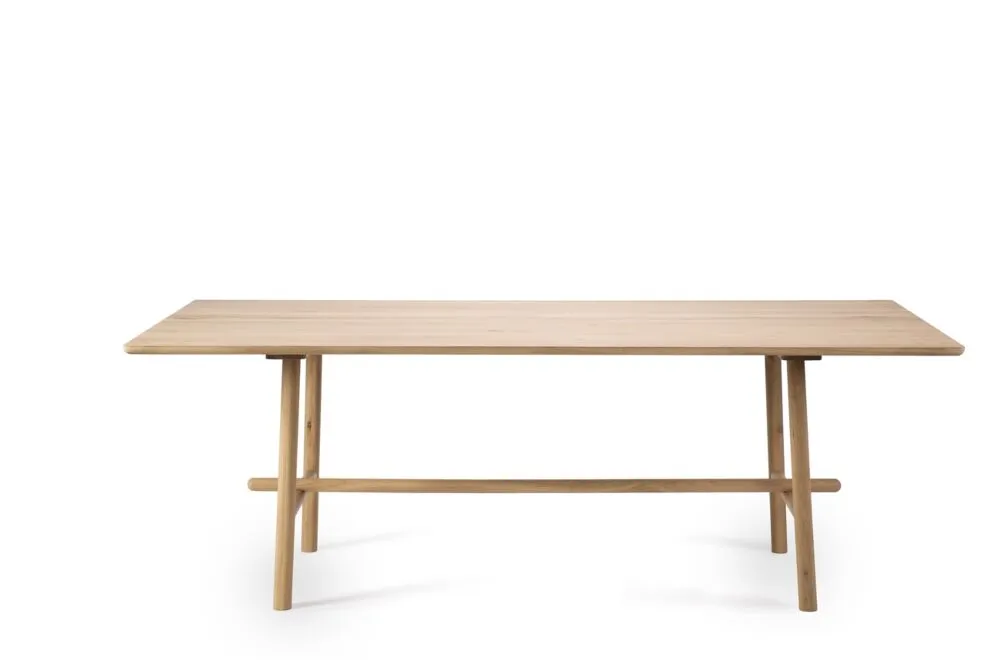 Gecertificeerd Ethnicraft Profile eiken eettafel-180x200 cm