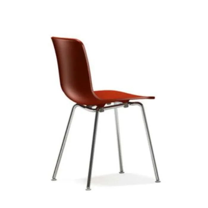 Rechtstreeks Van De Fabrikant Vitra HAL stapelbare stoel-Oranje