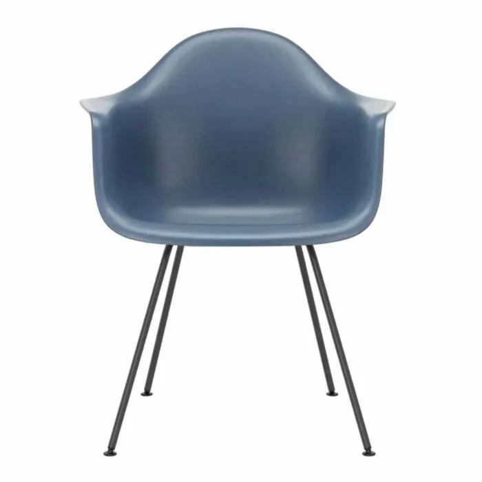Vitra Eames DAX stoel met zwart onderstel-Zee blauw Must-Have