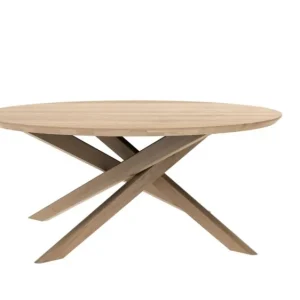 Finale Uitverkoop Ethnicraft Mikado Round Coffee Table salontafel