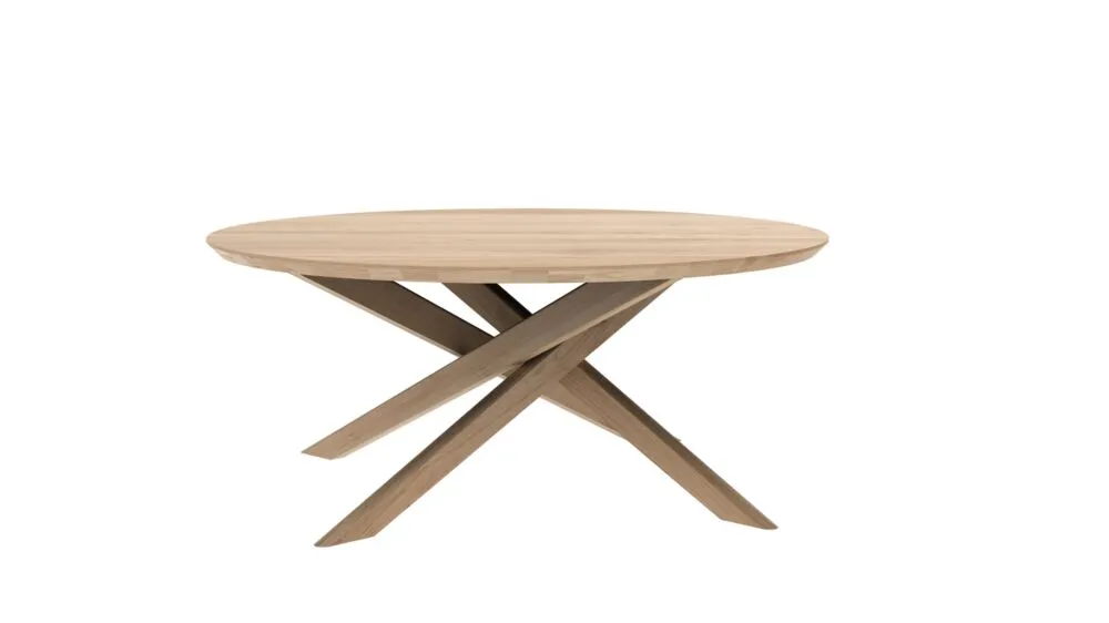 Finale Uitverkoop Ethnicraft Mikado Round Coffee Table salontafel