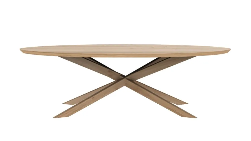 Hete Deal Ethnicraft Mikado Oval Coffee Table salontafel
