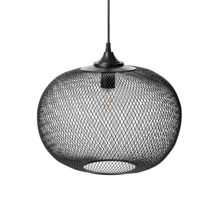 Direct Verzonden Bodilson Indy hanglamp-Zwart