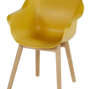 Rechtstreeks Van De Fabrikant Hartman Sophie Studio Teak armstoel-Mosterd