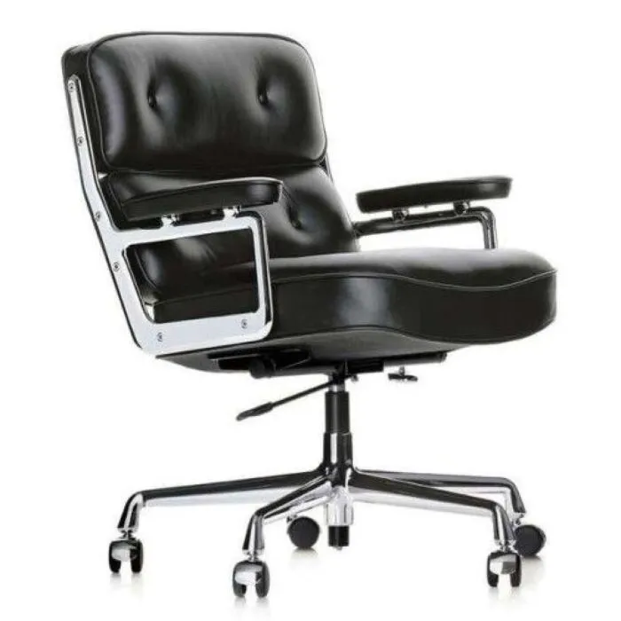 Op = Op Vitra Lobby Chair ES 104 bureaustoel-Zwart