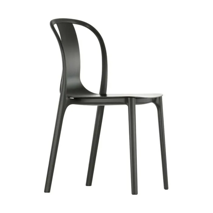Veilige Betaling Vitra Belleville Chair stoel-Zwart