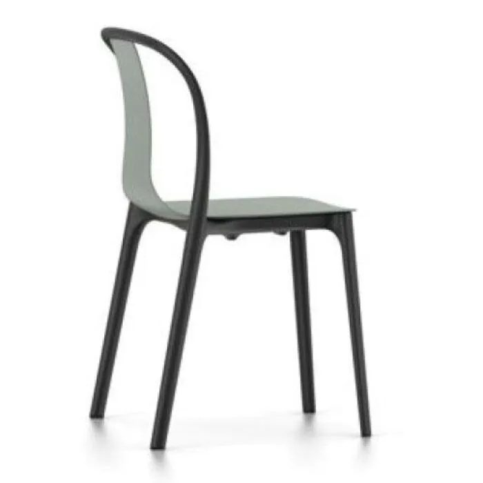 Lage Prijs Vitra Belleville Chair stoel-Moss grey