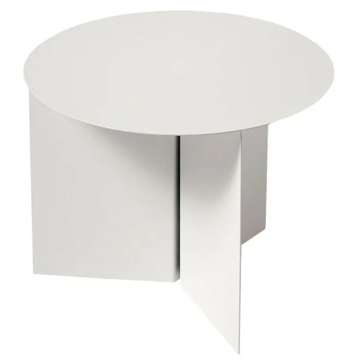 Hoge Kwaliteit Hay Slit table ronde bijzettafel-White
