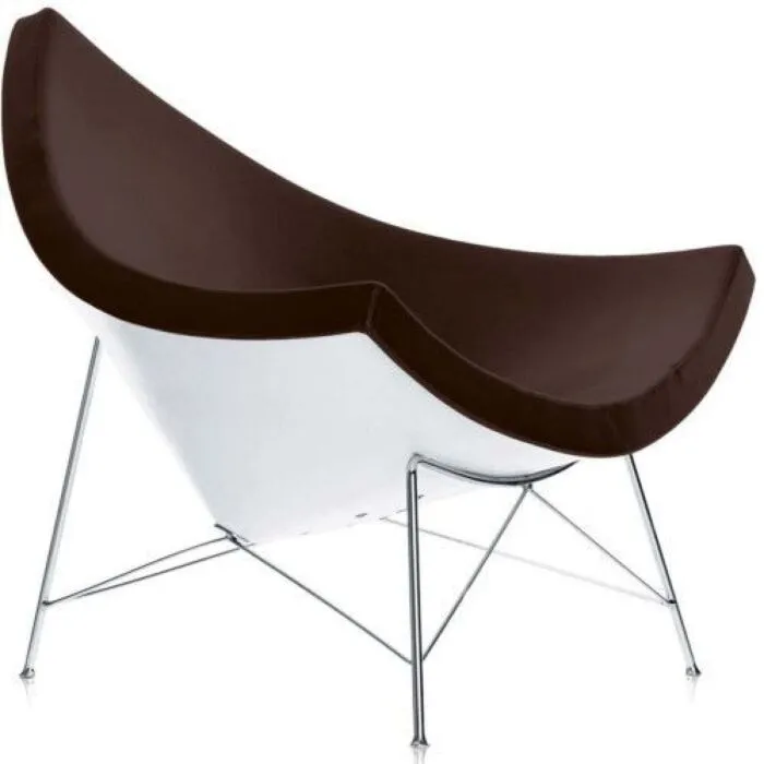 Vitra Coconut fauteuil-Hopsak cognac Actieprijs