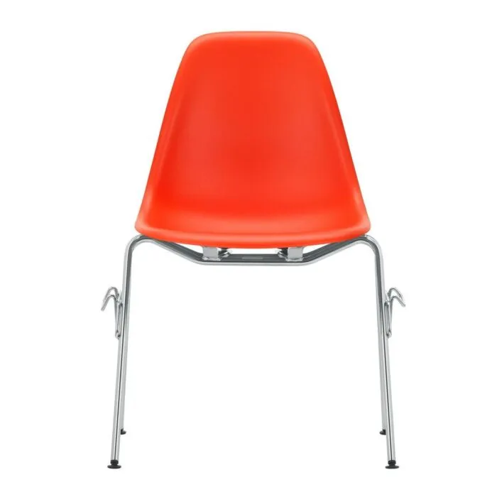 Lage Kosten Vitra Eames DSS stapelbare stoel-Poppy red RE