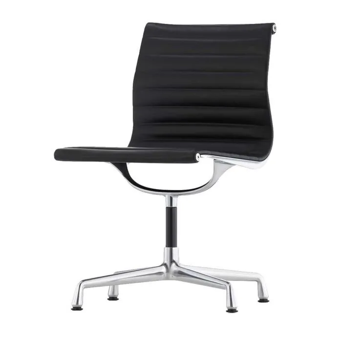 Goedkoop Vitra EA 101 stoel-Leer / zwart