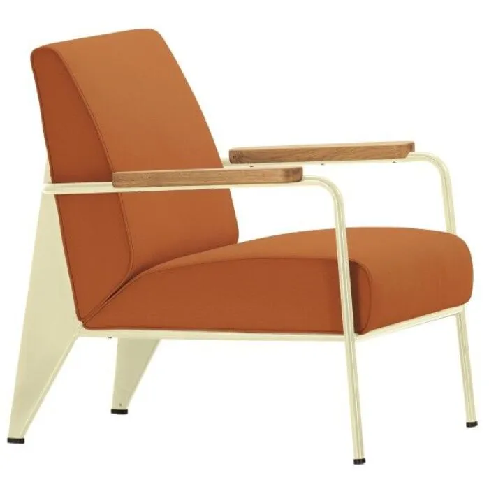 Vitra de Salon fauteuil-Twill cognac Nieuw