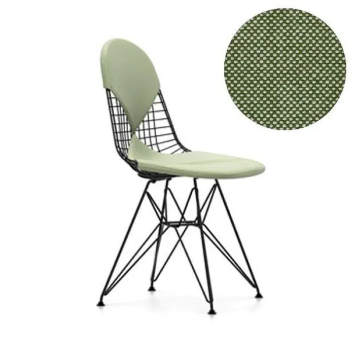 Must-Have Vitra Eames Wire Chair DKR-2 stoel zwart gepoedercoat onderstel-Hopsak 87