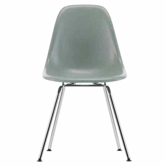 Vitra Eames DSX Fiberglass stoel met verchroomd onderstel-Sea Foam Green Shop Nu