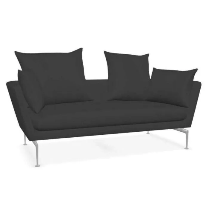 Vitra Suita sofa 2 zits-Lazer donkergrijs Speciale Aanbieding
