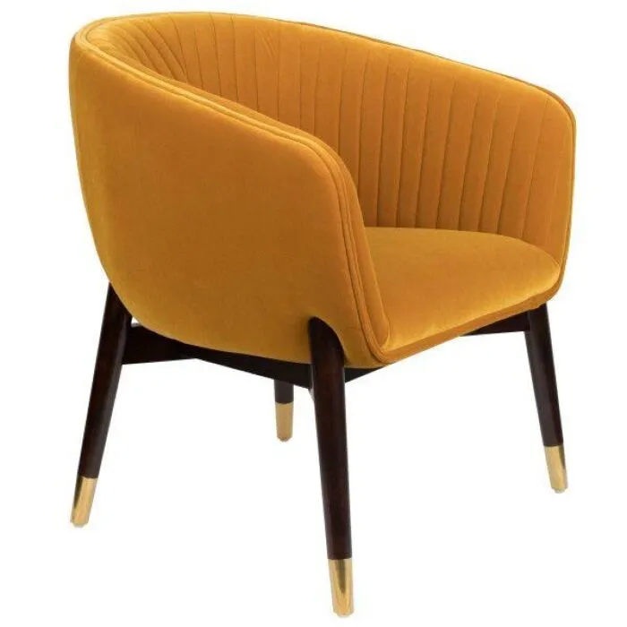 Dutchbone Dolly Lounge fauteuil -Ochre Veilige Betaling