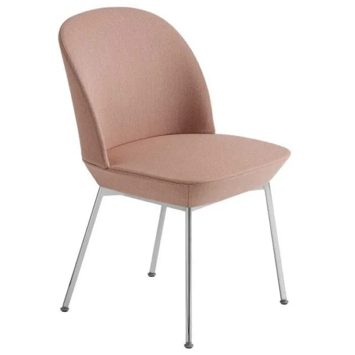 muuto Oslo Side stoel chrome poten-Twill Weave 530 Rechtstreeks Van De Fabrikant
