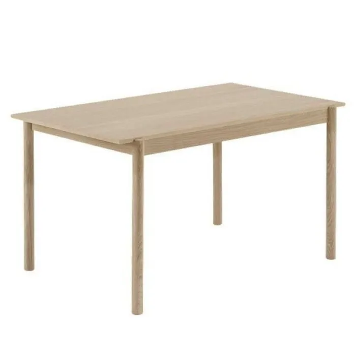 Dagaanbieding muuto Linear Wood tafel-140x85 cm