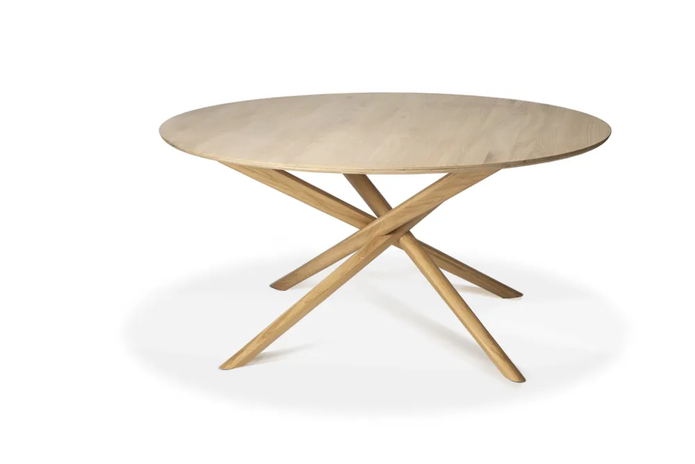 Hete Deal Ethnicraft Mikado Rond eetkamertafel