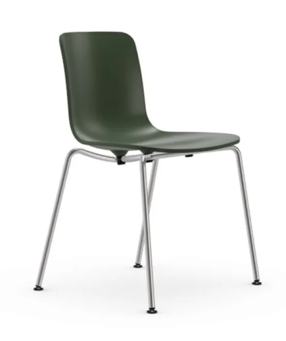 Aanbieding Vitra Hal RE Tube stoel verchroomd onderstel-Ivy