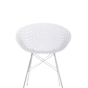 Veilige Betaling Kartell Smatrik stoel-Kristal-verchroomd
