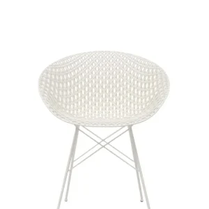 Must-Have Kartell Smatrik Outdoor stoel-Wit-wit