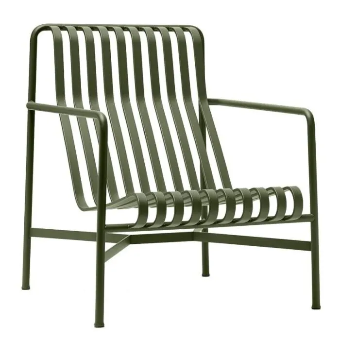 HAY Palissade Lounge Chair High stoel-Olive Voordeelprijs