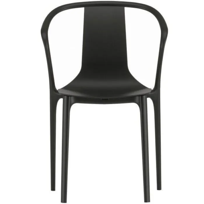Op = Op Vitra Belleville Armchair stoel-Diep zwart