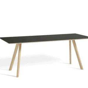 Flitsaanbieding Hay Copenhague CPH30 water-based gelakt eiken tafel-Black-200x90 cm