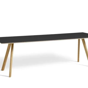 Flitsaanbieding Hay Copenhague CPH30 water-based gelakt eiken tafel-Black-250x120 cm