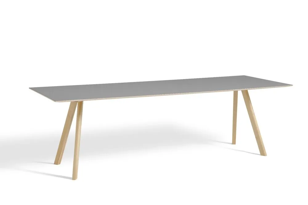 Hay Copenhague CPH30 water-based gelakt eiken tafel-Grey-250x90 cm Nieuw