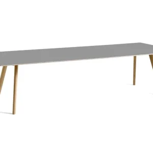 Snelle Levering Hay Copenhague CPH30 water-based gelakt eiken tafel-Grey-300x120 cm
