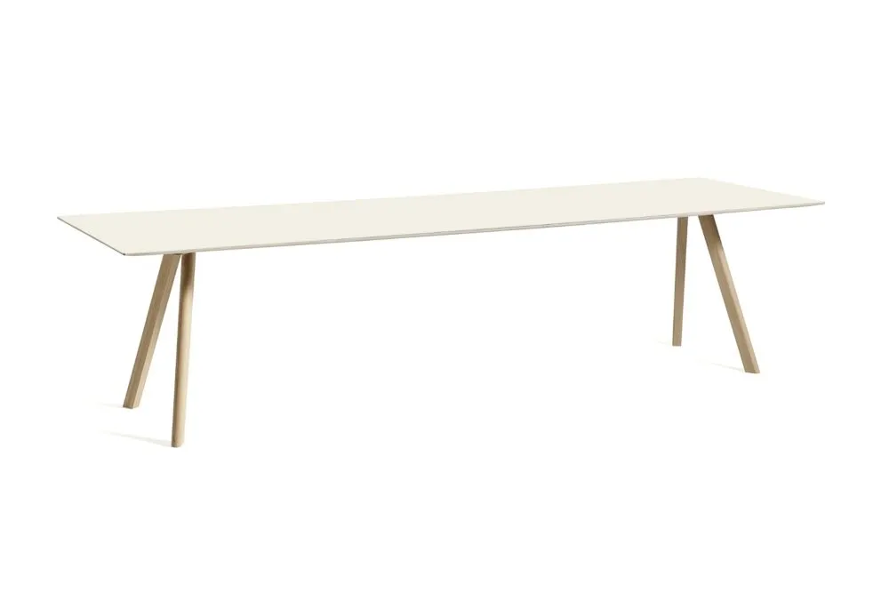 Hay Copenhague CPH30 water-based gelakt eiken tafel-Off-white-300x90 cm Speciale Aanbieding