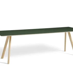 Beperkt Aanbod Hay Copenhague CPH30 water-based gelakt eiken tafel-Green-250x90 cm