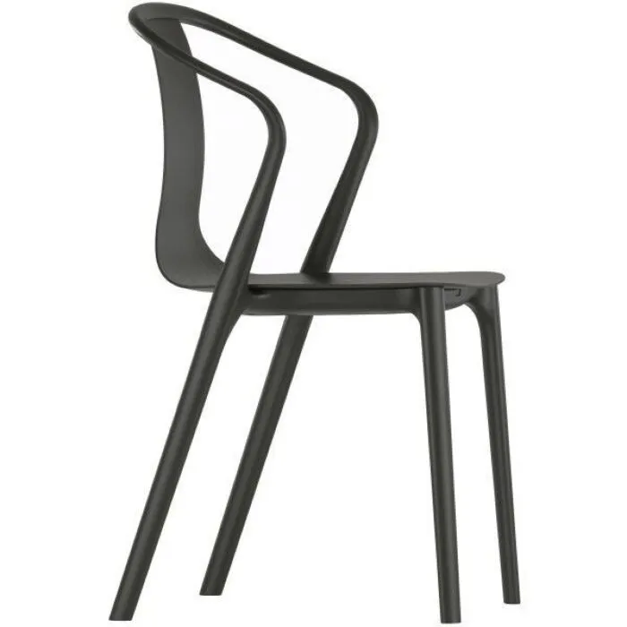 Laatste Kans Vitra Belleville Armchair Wood stoel-Zwart essen