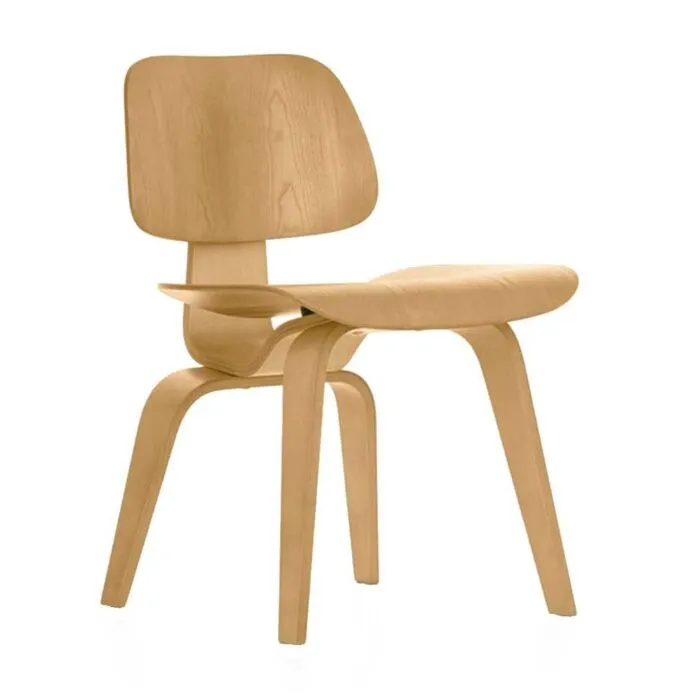Vitra DCW stoel-Natural essen Op = Op